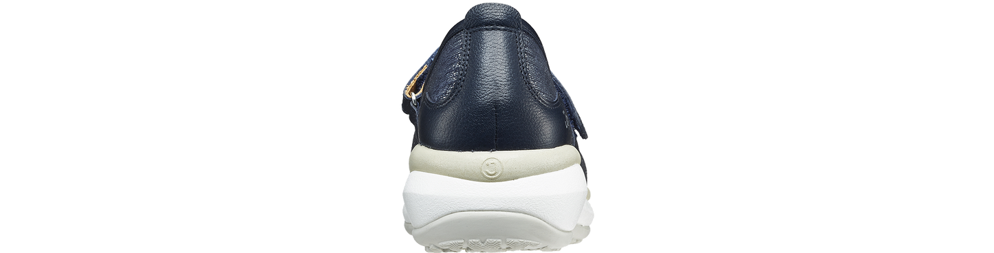 Natalie W blue metallic